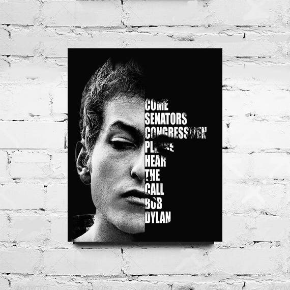 Bob Dylan Art Digital Print Downloadable Collectibles Art Etsy