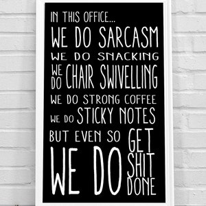 Funny Office Wall Art Digital Office Download Quote Print Gift Wall Decoration Desk Poster Sign Decor Accessories