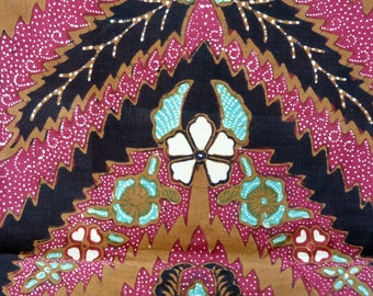 Fully Handmade Indonesian Batik Kain Tuli Textile from Cirebon