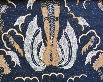 Batik Cotton Sarong Fabric Beautiful Handmade Indonesian Batik Kain Tulis from Solo City Indonesia Batik Hand Drawn