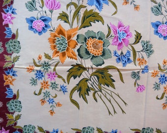 Print of Batik Cotton Sarong Fabric
