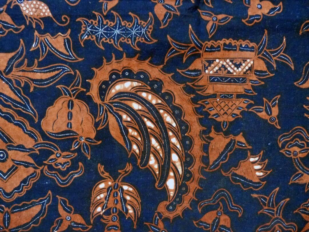Batik Cotton Sarong Fabric Fully Handmade Indonesian Batik Kain