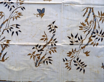 Batik Cotton Sarong Fabric Handmade Indonesian Kain Tulis from Solo City Indonesia Batik Hand Drawn