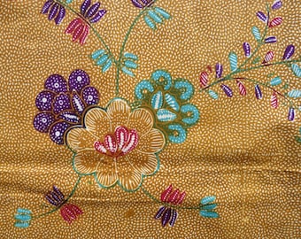 Batik Cotton Sarong Fabric Indonesian Batik Kain Tulis from Pekalongan Fully Handmade Indonesia Batik Hand Drawn