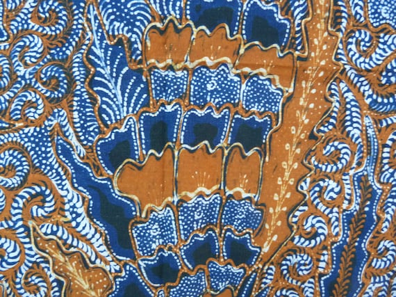 バティックコットンサロン生地完全に手作りのインドネシアバティック