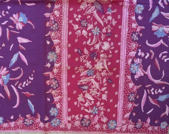Batik Cotton Sarong Fabric Fully Handmade Indonesian Batik Kain Tulis Textile from Pekalongan Indonesia Batik Hand Drawn