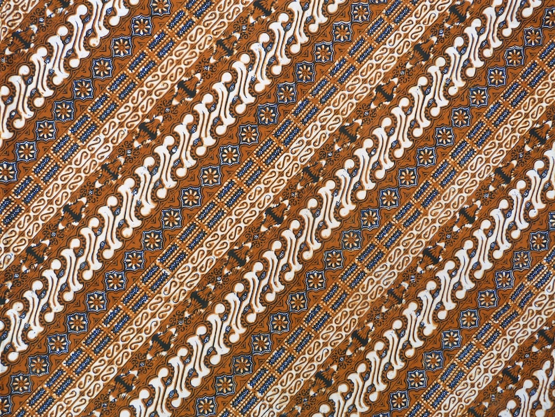 Batik Cotton Sarong Fabric Handmade Indonesian Kain Batik Tulis Solo City Indonesia Batik Hand Drawn image 2