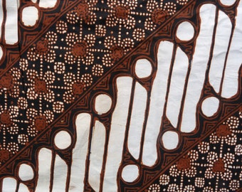 Batik Cotton Sarong Fabric Handmade Indonesian Batik Kain Tulis from Solo City Indonesia Batik Hand Drawn