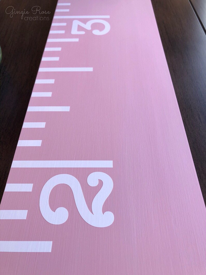 Children's Growth Ruler/wood Large Ruler/baby Shower Etsy