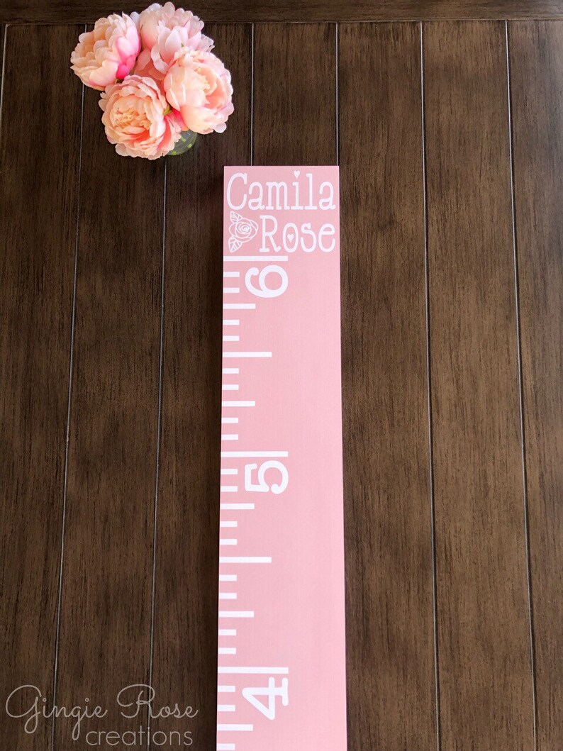 Children's Growth Ruler/wood Large Ruler/baby Shower Etsy
