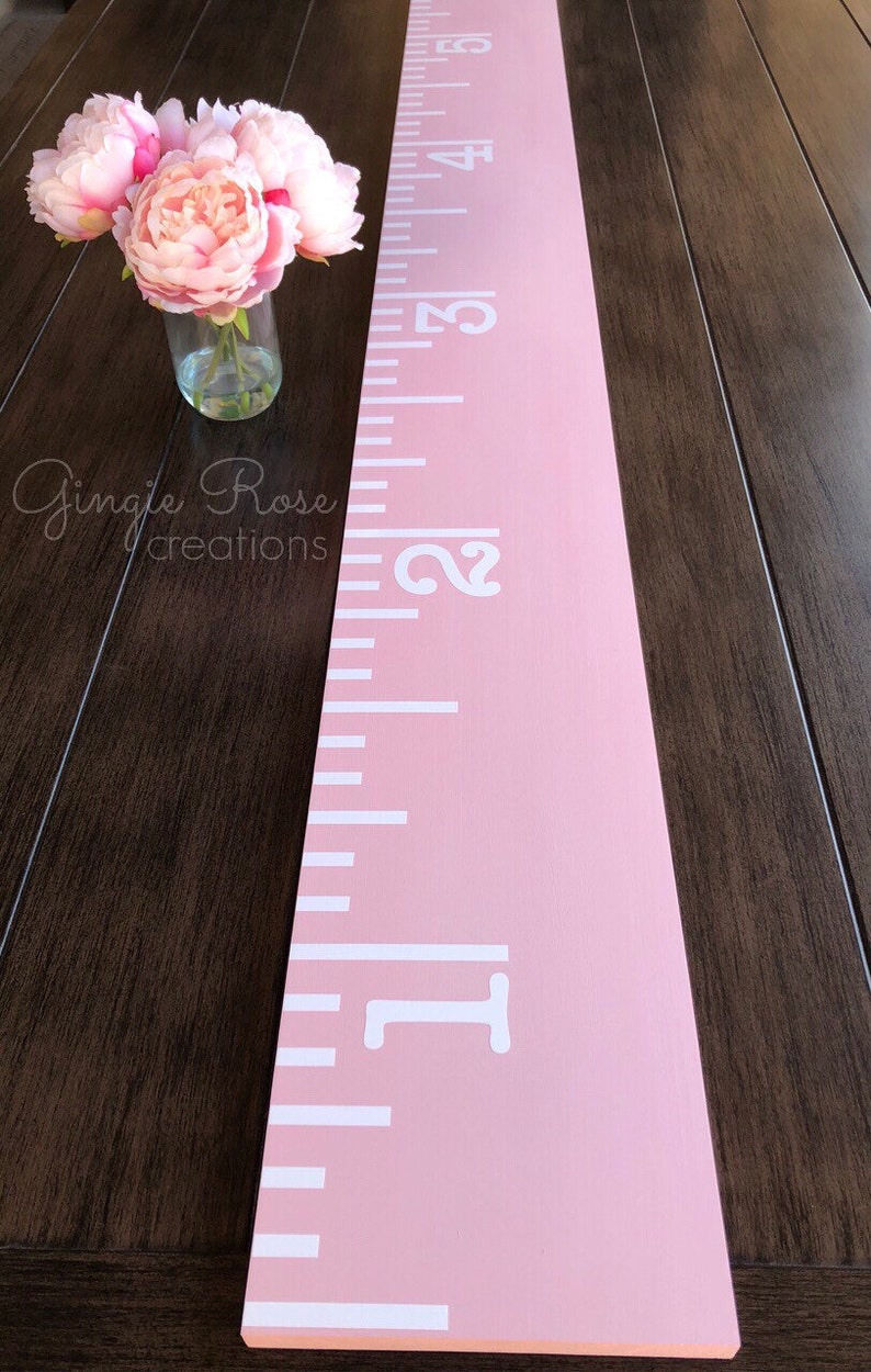 Children's Growth Ruler/wood Large Ruler/baby Shower Etsy
