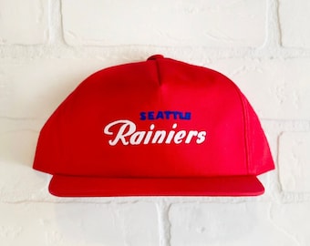 Seattle Rainiers Hat - Vintage Rainiers Hat | Vintage Seattle Hat | Retro  Rainiers Hat | Retro Seattle Rainiers Hat | Seattle Rainiers