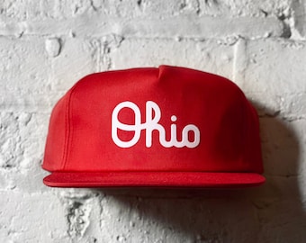 Ohio State Buckeyes Hat - Vintage Buckeyes Hat | OSU Script Hat | Vintage OSU Hat | OSU Buckeyes Hat | Vintage Ohio State Hat | Ohio State