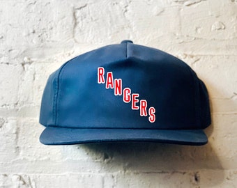 New York Rangers Hat - Vintage Rangers Hat | New York Rangers Gift | Vintage New York Hat | Retro Rangers Hat | New York Snapback Hat