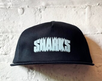 Vintage San Jose Sharks The Game NHL Wool Snapback Hat