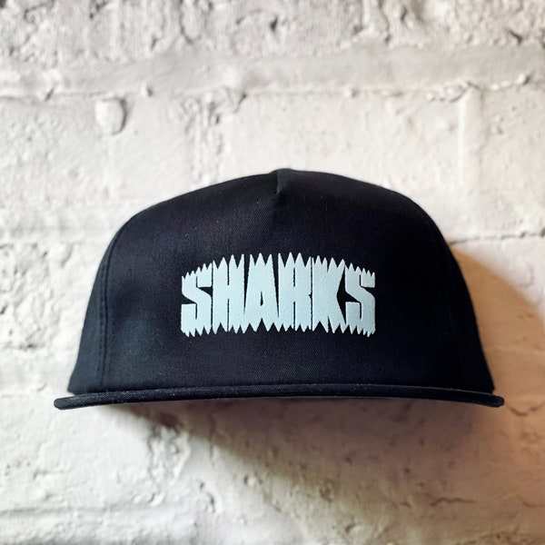 San Jose Sharks Hat - Vintage Sharks Hat | Retro NHL Snapback | Vintage San Jose Sharks | Retro Sharks Hat | San Jose Hat |Sharks Hockey Hat