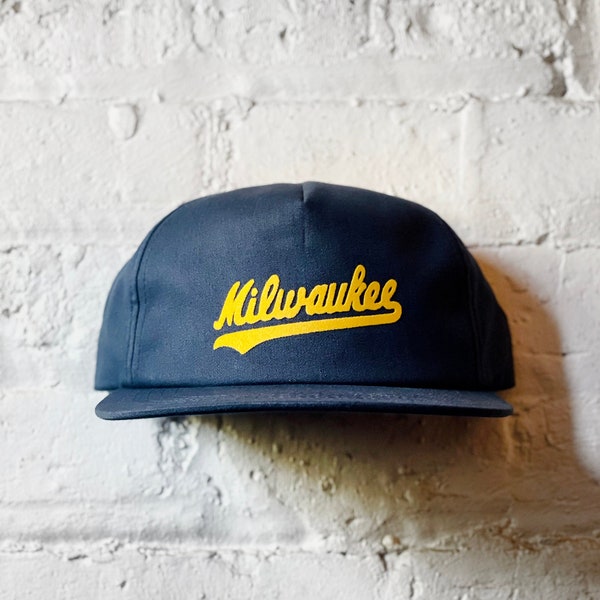 Milwaukee Brewers Hat - Vintage Brewers Hat | Retro Brewers Hat | Vintage Milwaukee Brewers | Milwaukee Hat | Milwaukee Brewers | Retro MLB
