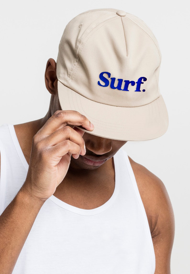 Surf Hat Vintage Surf Hat Hang Ten Hat Cali Surf Hat California Hat Vintage Cali Hat Retro Surf Apparel Retro Surfer Hat image 2