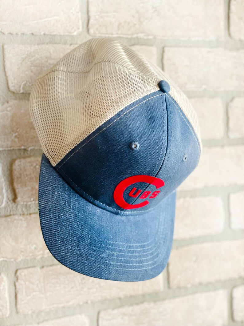 Chicago Cubs Hat Vintage Cubs Hat Cubs Gift Cubs Hat Etsy