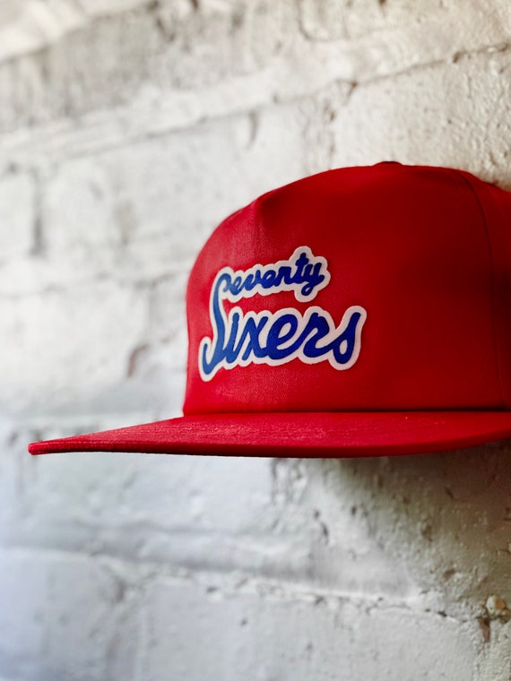 vintage 76ers hat