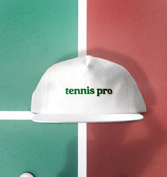 Tennis Pro Hat Vintage Tennis Hat 