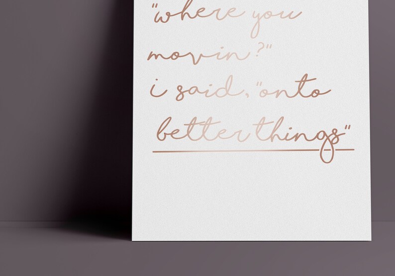 Drake Lyrics Print 10 Bands Rap Lyrics Wall Art Etsy