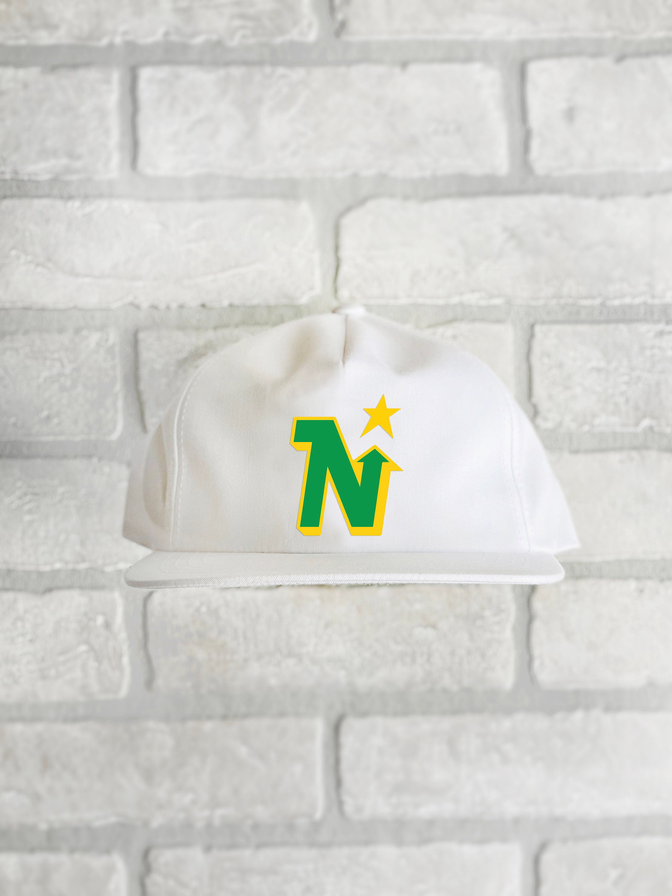 MINNESOTA NORTH STARS VINTAGE 1990'S THE GAME SNAPBACK ADULT HAT - Bucks  County Baseball Co.