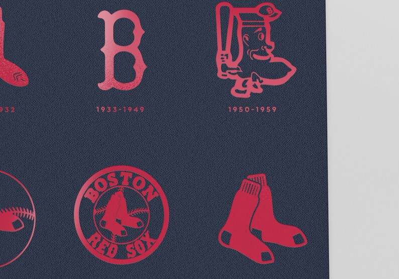 Boston Red Sox Print 8x10 Fan Art Red Sox Etsy