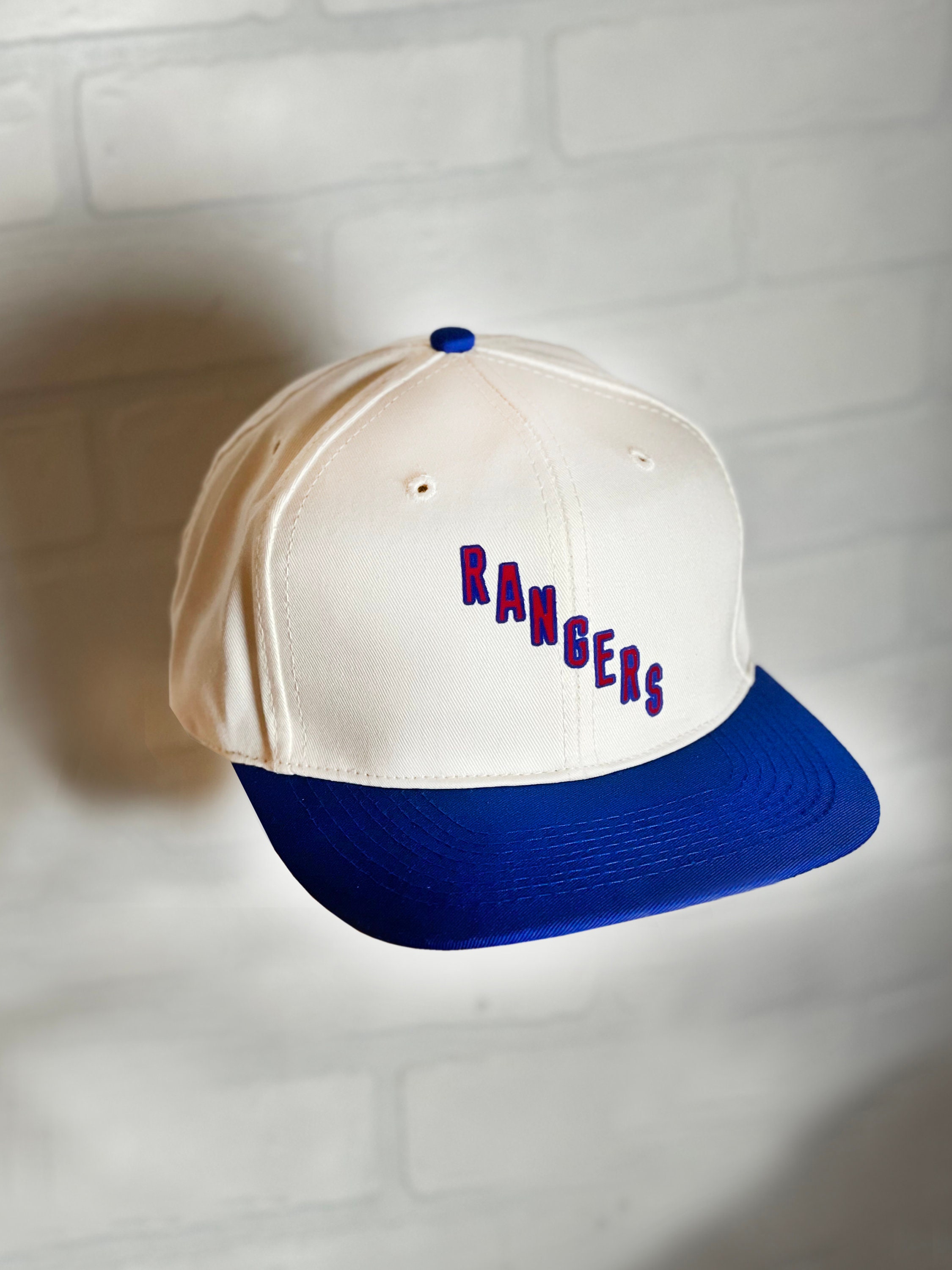 Vintage New York Rangers Lady Liberty CCM Snapback Hockey Hat