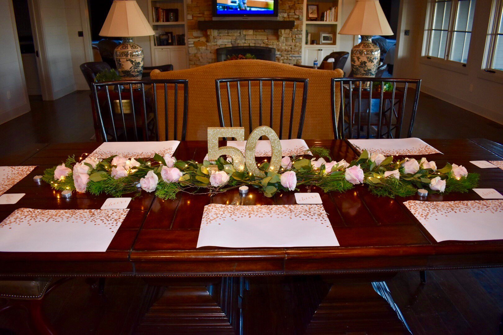 Paper Placemats Metallic Confetti Paper Placemats and Etsy