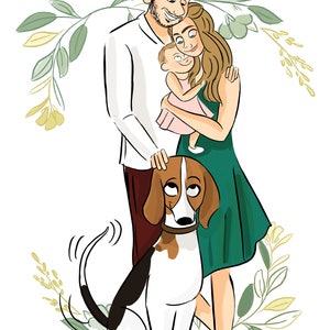 Custom digital illustration