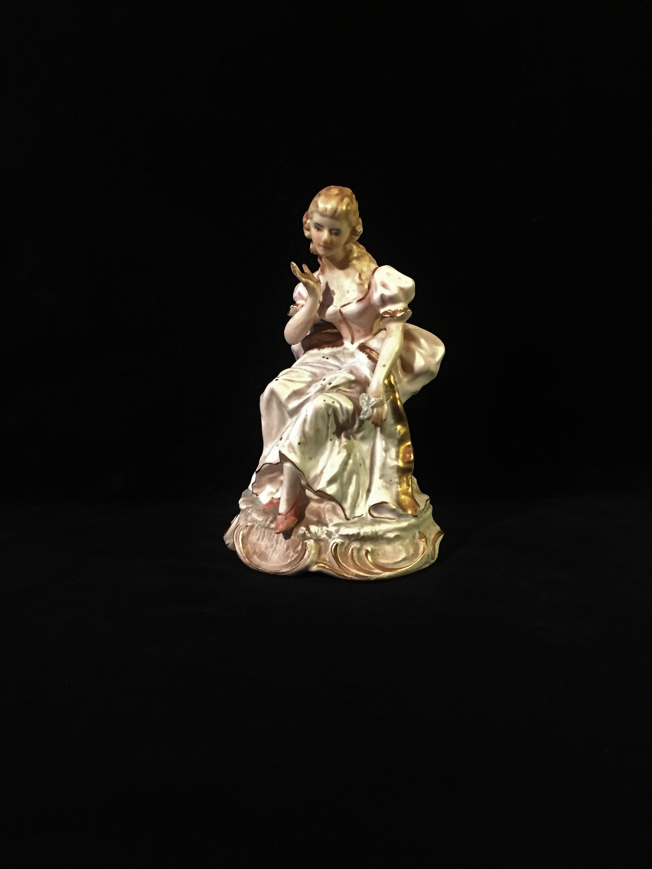 German Kalk Porcelain Bisque Figurine Etsy