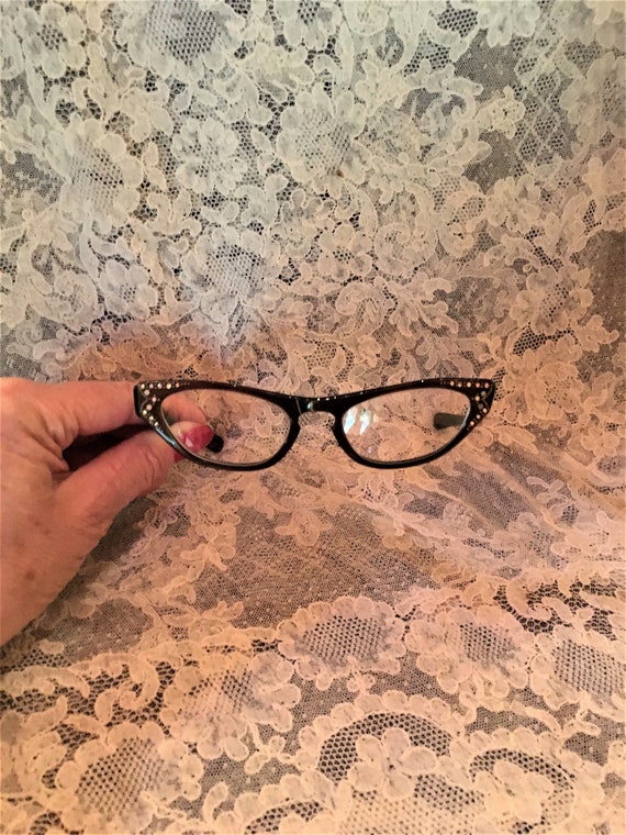 French Vintage Cat Eye Glasses