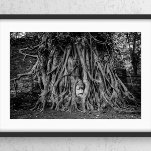 Thailand Print, Wat Mahathat, Ayutthaya, Thailand