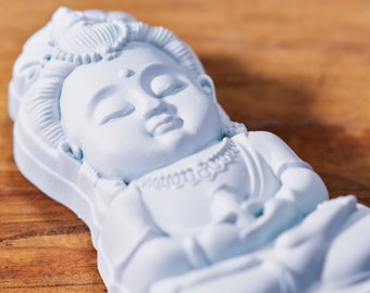 Japanse OMAMORI-amuletbedel voor gezondheid (ziekten, zwangerschap, enz.) witte kleur * godheid-hea-6a