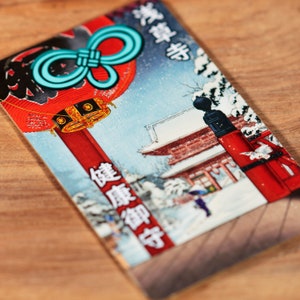 Japanese OMAMORI good luck for HEALTH with Asakusa temple * monk-hea-18