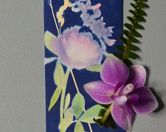 Handmade Botanical Bookmark