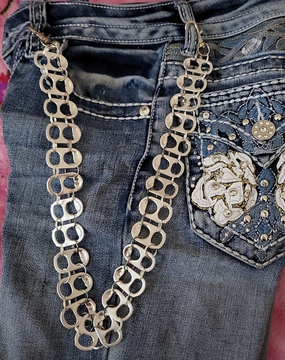 Punk 90s Wallet Chain Catenella Jeans Tomato Basil Pasta On A