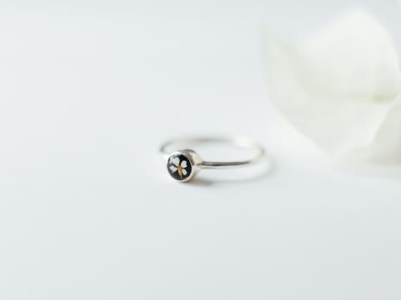 Resin ring in Silver 925 and resin