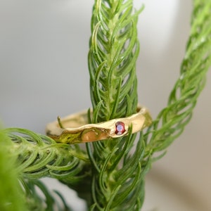 Christmas gift for wife, dainty ring, Christmas gift for her, Handmade Jewelry, gold plated ring, Minimalist Jewellery