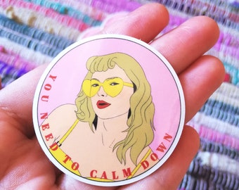 5 PCS Taylor Swift Lover Candy Heart Vinyl Stickers Original Art Durable  Notebook / Laptop Sticker 