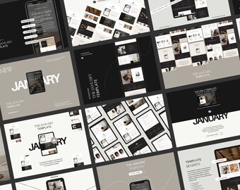 Website Marketing Template Bundle | For CANVA | Instagram, Pinterest, Facebook Ads Graphics
