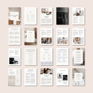May include: A digital guide titled "Get to Know Guide" with 18 pages of information about a business. The guide includes information about the business, services offered, and how to get in touch.