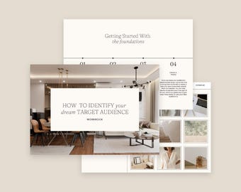 Ideal Target Audience Workbook | Customer Profile Avatar Worksheet | Customer Persona | Target Market Planner | Client Profile Worksheet