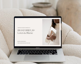 Brand Brief Strategy Template | Canva + Indesign