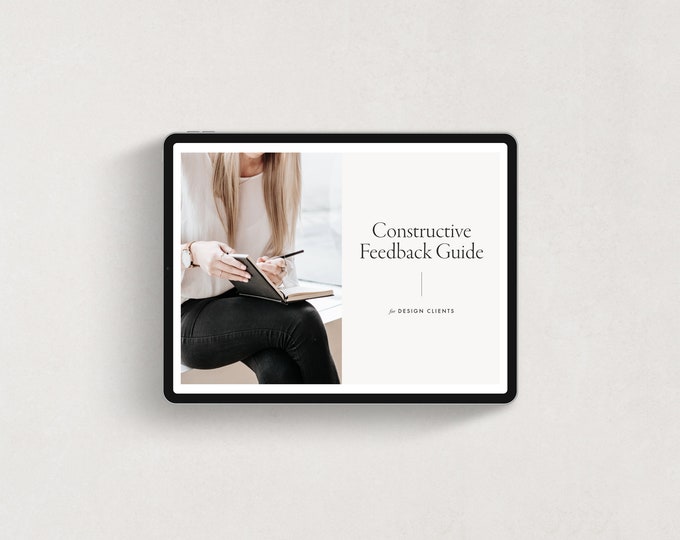 Feedback Guide Constructive Feedback Guide for Design Clients | PDF Ebook | Feedback ...