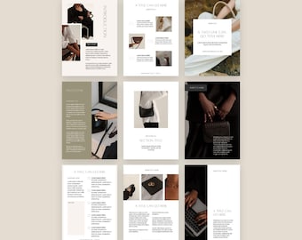 Lifestyler Workbook Ebook | CANVA | Lead Magnet Template | US Letter & A4