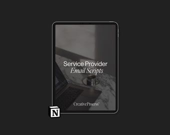 Email Scripts | For Service-Based BUSINESSES | Small Business Owner Project Client Communication
