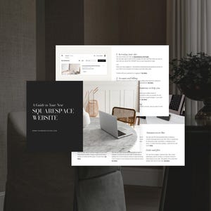 Squarespace Website Help Guide *Unbranded PDF* | For Website Designers | Site Clients | DIY Web Design