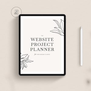 The Website Project Planner – for Web Design Clients | PDF Guide